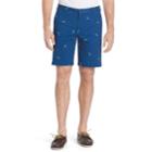 Men's Izod Saltwater Beachtown Classic-fit Printed Stretch Shorts, Size: 42, Blue (navy)