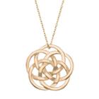 14k Gold Over Silver Celtic Knot Pendant, Women's, Size: 17, Yellow