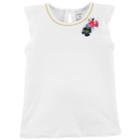 Girls 4-12 Carter's Bow Tee, Size: 7, White
