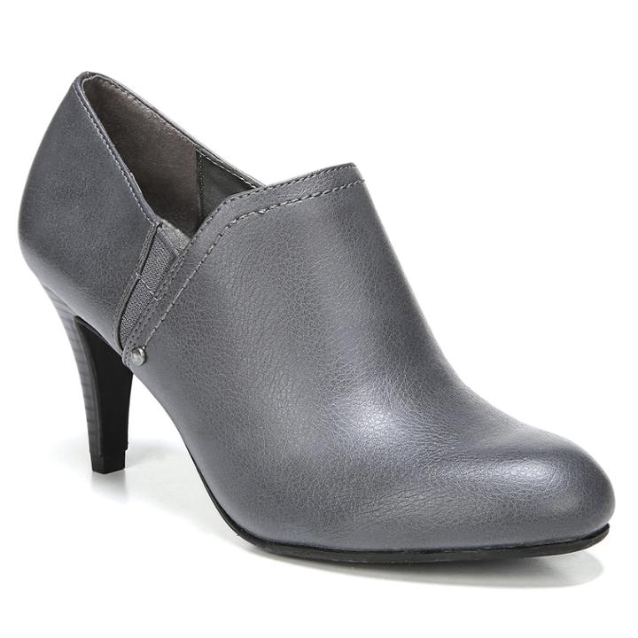 Lifestride Octavia Women's High Heel Ankle Boots, Size: 6.5 Wide, Grey