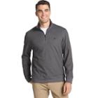 Men's Izod Advantage Regular-fit Performance Quarter-zip Fleece Pullover, Size: Large, Med Grey