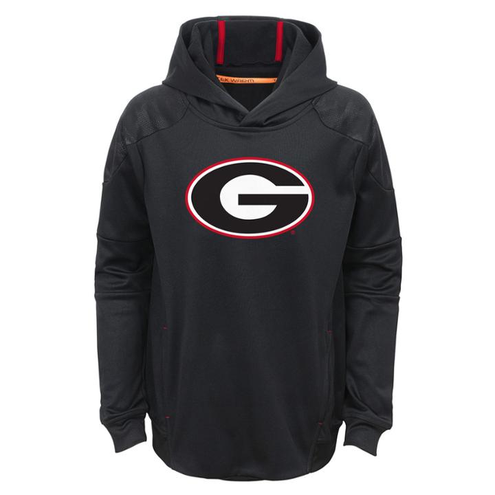 Boys 8-20 Georgia Bulldogs Mach Hoodie, Size: M 10-12, Black