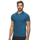 Men's Marc Anthony Slim-fit Essential Pique Polo, Size: Xl, Turquoise/blue (turq/aqua)