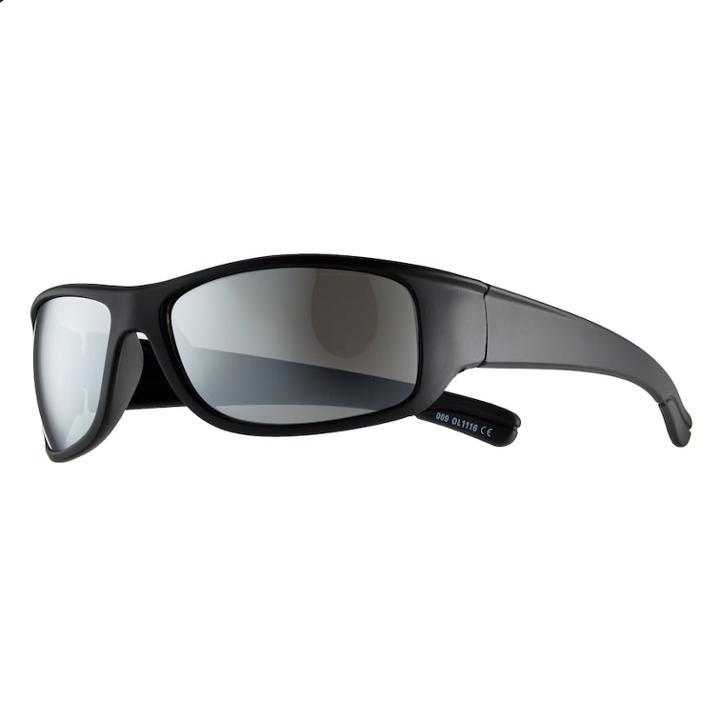 Men's Rubberized Wrap Sunglasses, Oxford