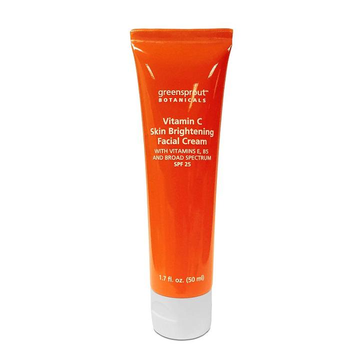 Greensprout Botanicals Vitamin C Skin Brightening Facial Cream With Spf 25