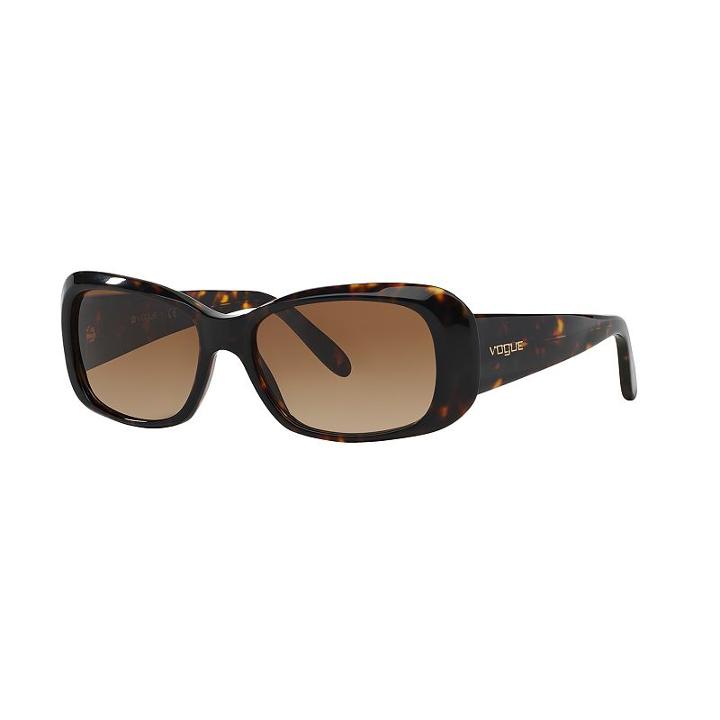 Vogue Vo2606s 52mm Rectangle Gradient Sunglasses, Women's, White Oth