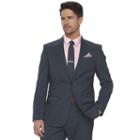 Apt. 9, Men's Knit Blue Heather Slim-fit Knit Suit Jacket, Size: 38 Short