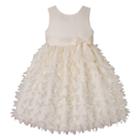 Girls 4-6x American Princess Satin Petal Dress, Girl's, Size: 6x, White Oth