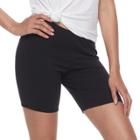 Junior's So&reg; Black Long Bike Shorts, Teens, Size: Xl