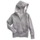 Girl 7-16 Soffe Rugby Hoodie, Size: Large, Oxford