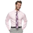 Big & Tall Van Heusen Regular-fit Solid Lux Sateen No-iron Spread-collar Dress Shirt, Men's, Size: 19 35/6t, Light Pink