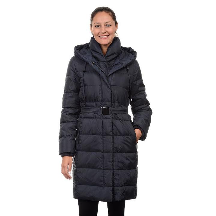 Women's Fleet Street Belted Down Jacket, Size: Xl, Blue