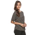 Women's Dana Buchman Tie Sleeve Crepe Top, Size: Large, Med Beige