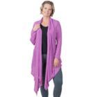 Plus Size Soybu Shelby Wrap Cardigan, Women's, Size: 1xl, Light Pink