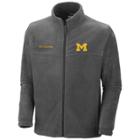 Columbia Michigan Wolverines Flanker Ii Full-zip Fleece - Men, Size: Small, Med Grey