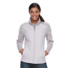 Women's Zeroxposur Scarlett Quilted Jacket, Size: Large, Grey Other