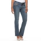 Women's Apt. 9&reg; Embellished Bootcut Jeans, Size: 10, Med Blue
