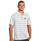 Men's Antigua Gonzaga Bulldogs Deluxe Striped Desert Dry Xtra-lite Performance Polo, Size: Xxl, Natural