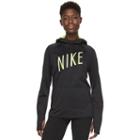Women's Nike Therma Training Hoodie, Size: Small, Grey (charcoal)