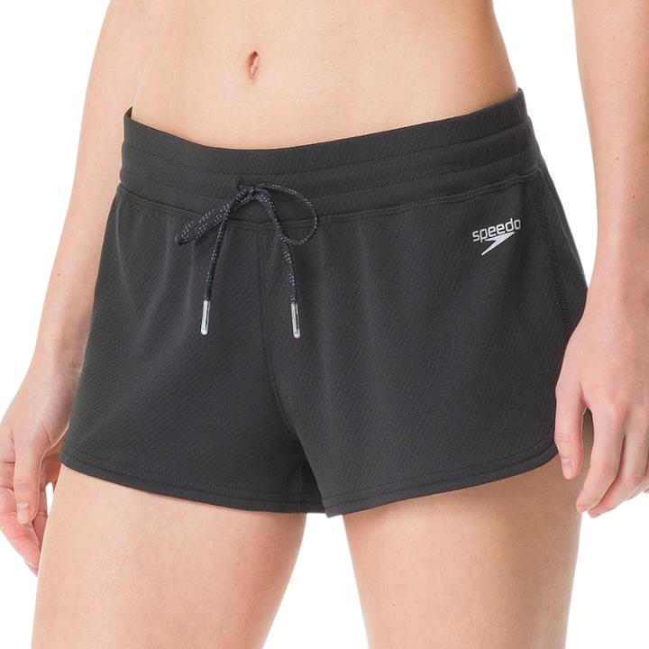Women's Speedo Cover-up Swim Shorts, Size: Xl, Black