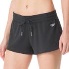 Women's Speedo Cover-up Swim Shorts, Size: Xl, Black