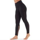 Women's Balance Collection Eleana Mesh Leggings, Size: Medium, Black