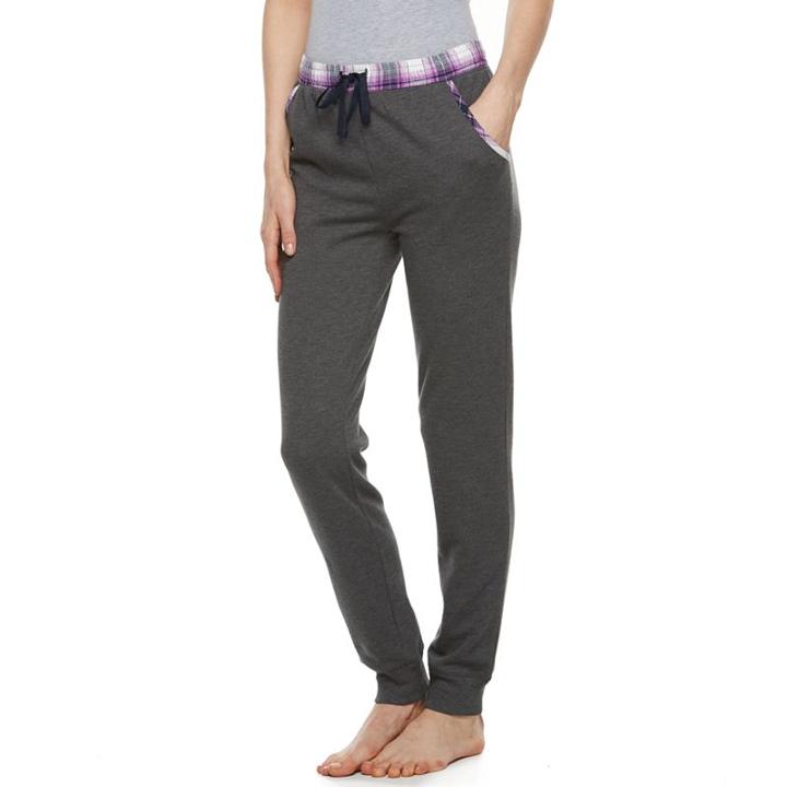 Juniors' So&reg; Fleece Lined Jogger Pants, Teens, Size: Small, Dark Grey