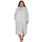 Plus Size Croft & Barrow&reg; Plush Zip Lounger, Women's, Size: 1xl, Med Grey