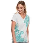 Women's Sonoma Goods For Life&trade; Graphic V-neck Tee, Size: Small, Light Grey