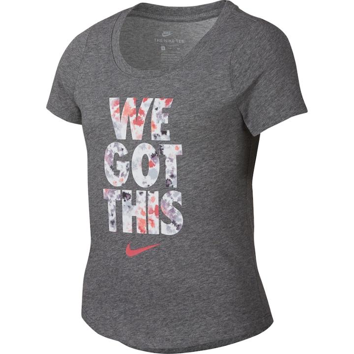 Girls 7-16 Nike We Got This Graphic Tee, Size: Small, Grey