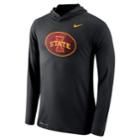 Men's Nike Iowa State Cyclones Dri-fit Hooded Tee, Size: Small, Black