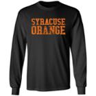 Men's Syracuse Orange Side By Side Tee, Size: Medium, Black