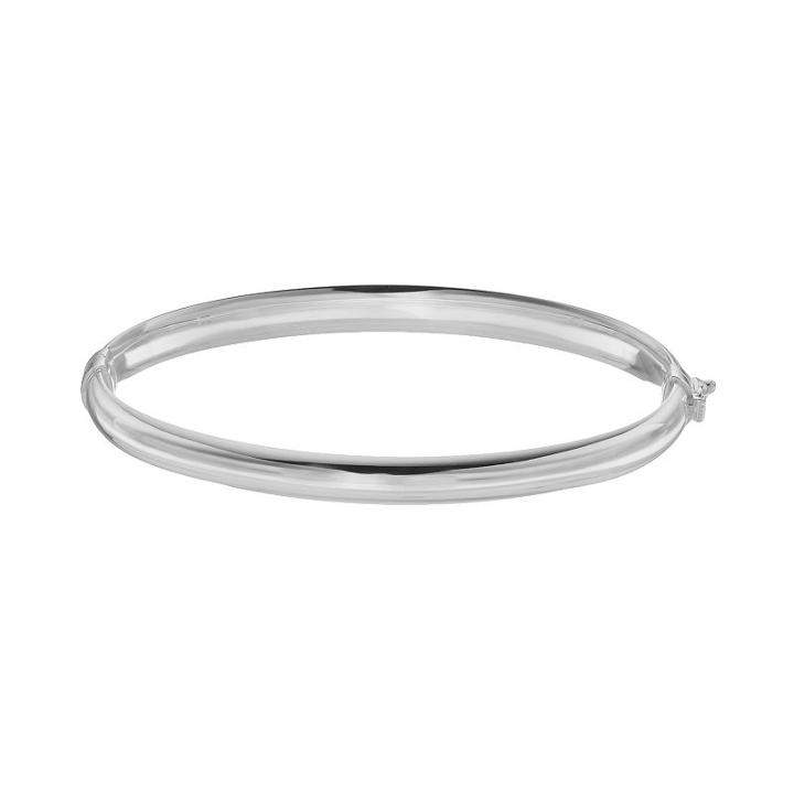 Sterling Silver Bangle Bracelet, Women's, Size: 7.5