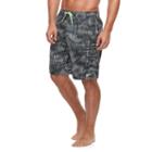 Men's Nike Techno Tear Microfiber Volley Shorts, Size: Medium, Black