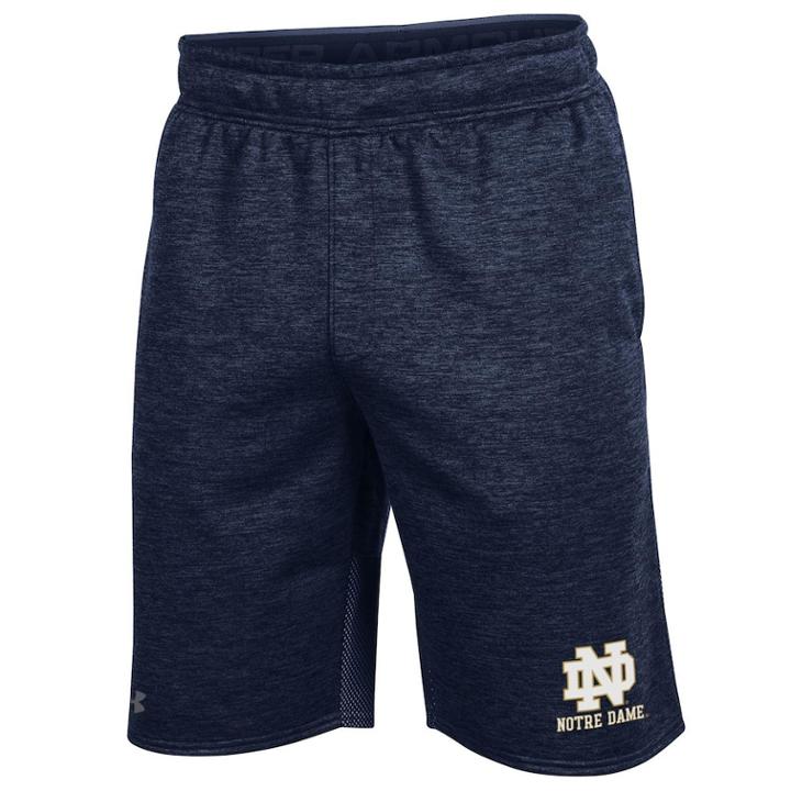 Men's Under Armour Notre Dame Fighting Irish Tech Shorts, Size: Xl, Blue (navy)