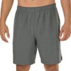 Men's Speedo Heathered Tech Volley Shorts, Size: Medium, Dark Grey