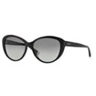 Dkny Dy4084 57mm Essentials Cat-eye Gradient Sunglasses, Women's, Black