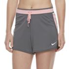 Women's Nike Training Swoosh Mesh Shorts, Size: Small, Dark Grey