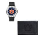 Auburn Tigers Watch & Trifold Wallet Gift Set, Boy's, Black