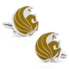 Central Florida Knights Rhodium-plated Cuff Links, Men's, Multicolor