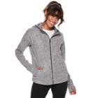 Petite Tek Gear&reg; Microfleece Hooded Jacket, Women's, Size: Xl Petite, White