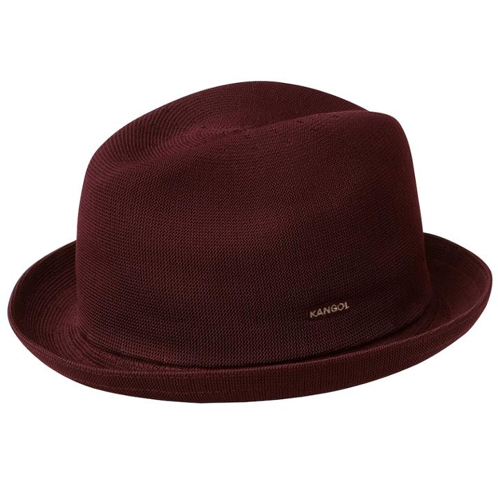 Men's Kangol Tropic Player Fedora, Size: Large, Dark Red