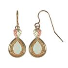 Black Hills Gold Tri-tone Opal Teardrop Earrings, Women's, Multicolor