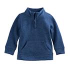 Baby Boy Jumping Beans&reg; 1/4-zip Fleece Pullover, Size: 6 Months, Blue