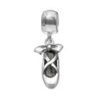 Individuality Beads Sterling Silver Ballet Shoe Charm, Women's