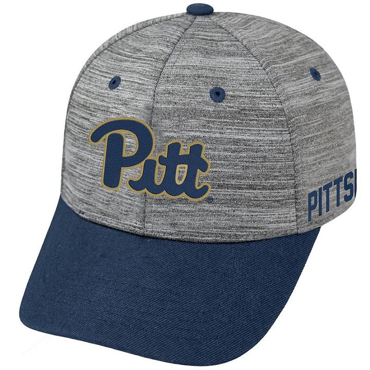 Adult Pitt Panthers Backstop Snapback Cap, Men's, Med Grey
