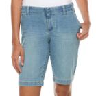 Women's Apt. 9&reg; Bermuda Jean Shorts, Size: 8, Blue Other