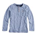 Boys 4-12 Sonoma Goods For Life&trade; Pocket Henley Top, Size: 10, Dark Blue