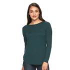 Women's Apt. 9&reg; Essential Crewneck Tee, Size: Small, Turquoise/blue (turq/aqua)