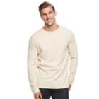 Big & Tall Croft & Barrow&reg; Classic-fit Crewneck Tee, Men's, Size: Xl Tall, Lt Beige